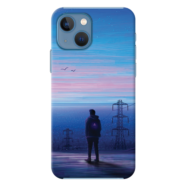 Alone at night Printed Slim Cases and Cover for iPhone 13