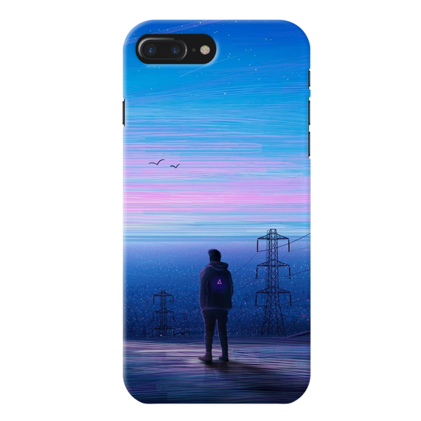 Alone at night Printed Slim Cases and Cover for iPhone 8 Plus
