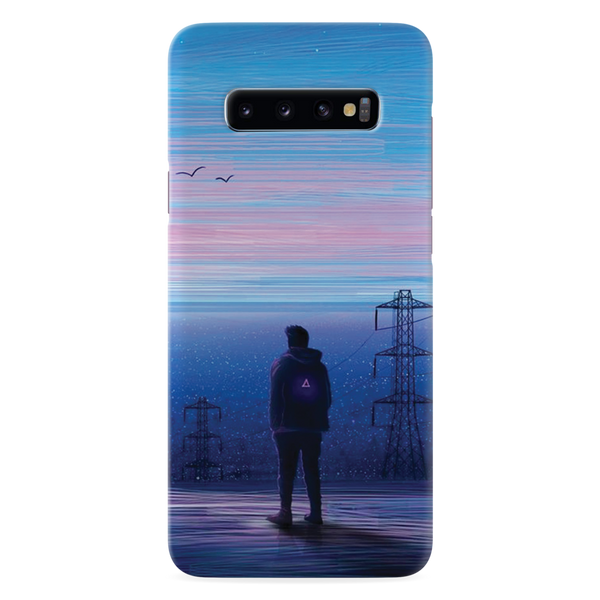 Alone at night Printed Slim Cases and Cover for Galaxy S10 Plus