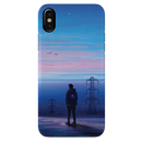 Alone at night Printed Slim Cases and Cover for iPhone X