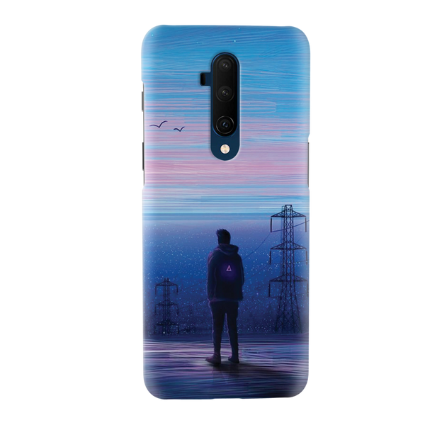 Alone at night Printed Slim Cases and Cover for OnePlus 7T Pro
