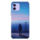 Alone at night Printed Slim Cases and Cover for iPhone 12 Mini