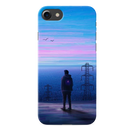 Alone at night Printed Slim Cases and Cover for iPhone 8
