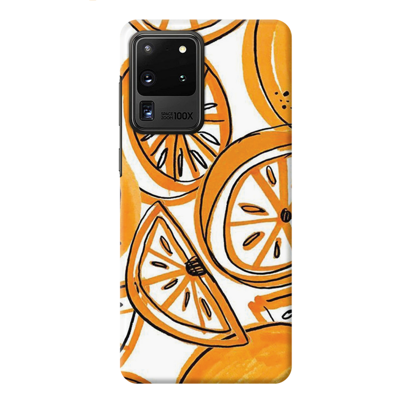 Orange Lemon Printed Slim Cases and Cover for Galaxy S20 Ultra