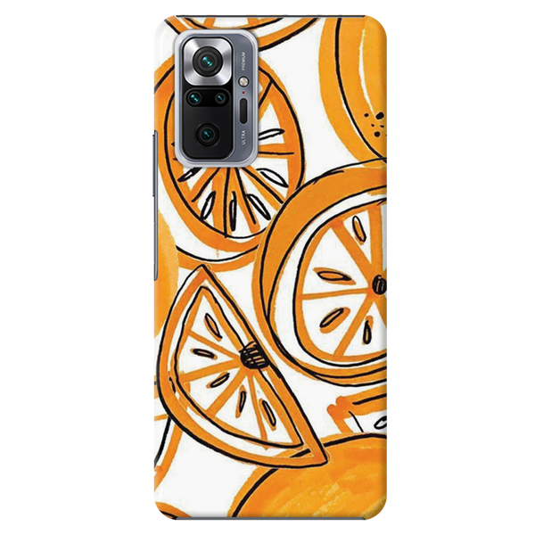 Orange Lemon Printed Slim Cases and Cover for Redmi Note 10 Pro Max