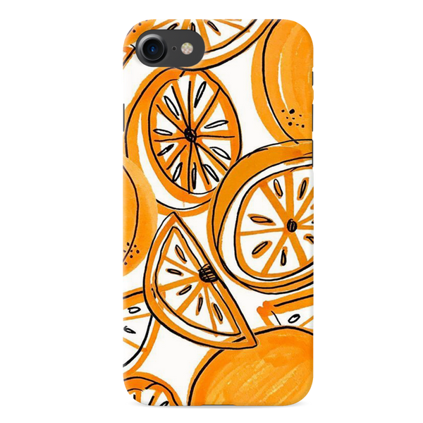 Orange Lemon Printed Slim Cases and Cover for iPhone 8