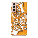 Orange Lemon Printed Slim Cases and Cover for Galaxy S21