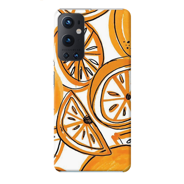 Orange Lemon Printed Slim Cases and Cover for OnePlus 9 Pro
