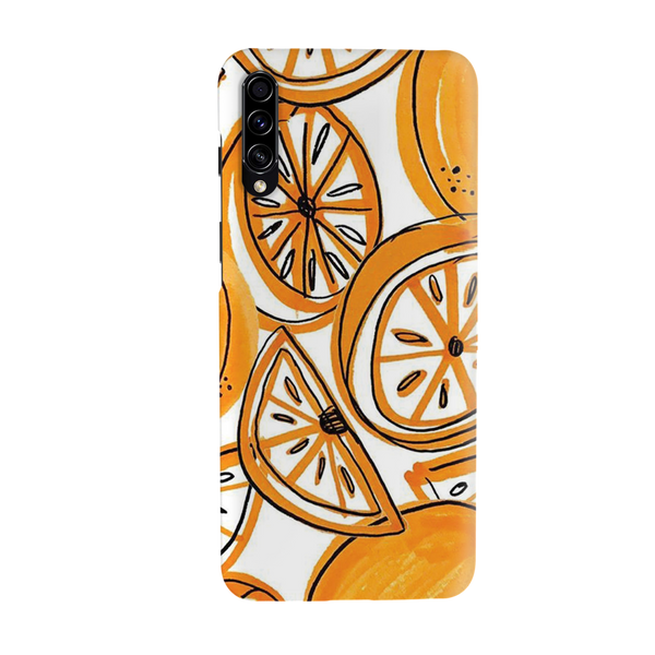 Orange Lemon Printed Slim Cases and Cover for Galaxy A30S