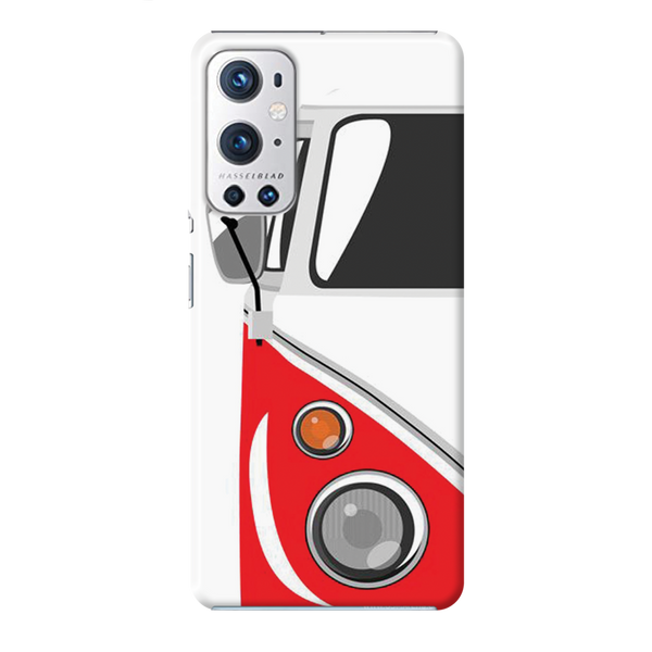 Red Volkswagon Printed Slim Cases and Cover for OnePlus 9R
