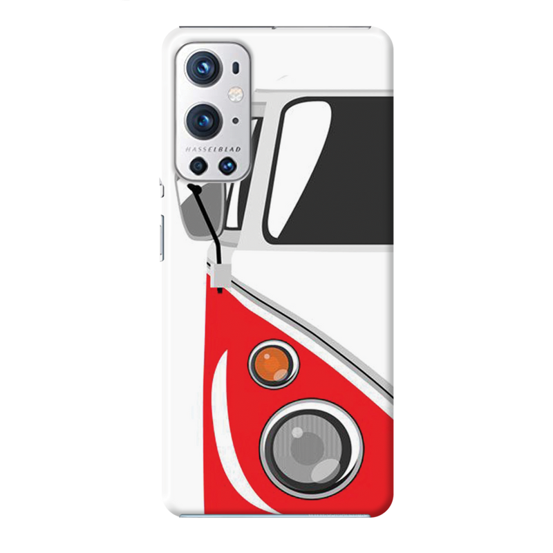Red Volkswagon Printed Slim Cases and Cover for OnePlus 9R