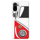 Red Volkswagon Printed Slim Cases and Cover for Redmi Note 10