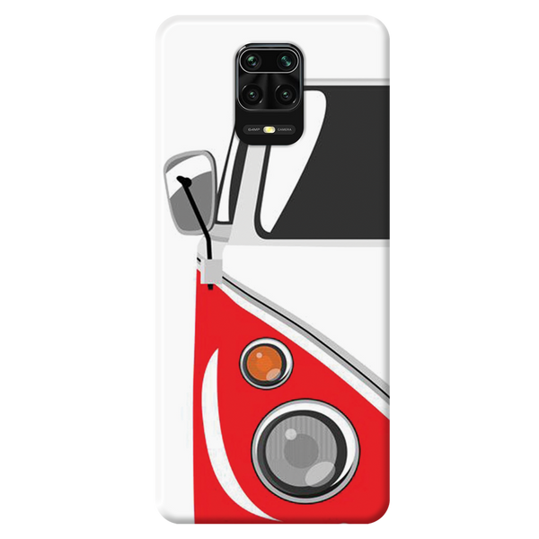Red Volkswagon Printed Slim Cases and Cover for Redmi Note 9 Pro Max