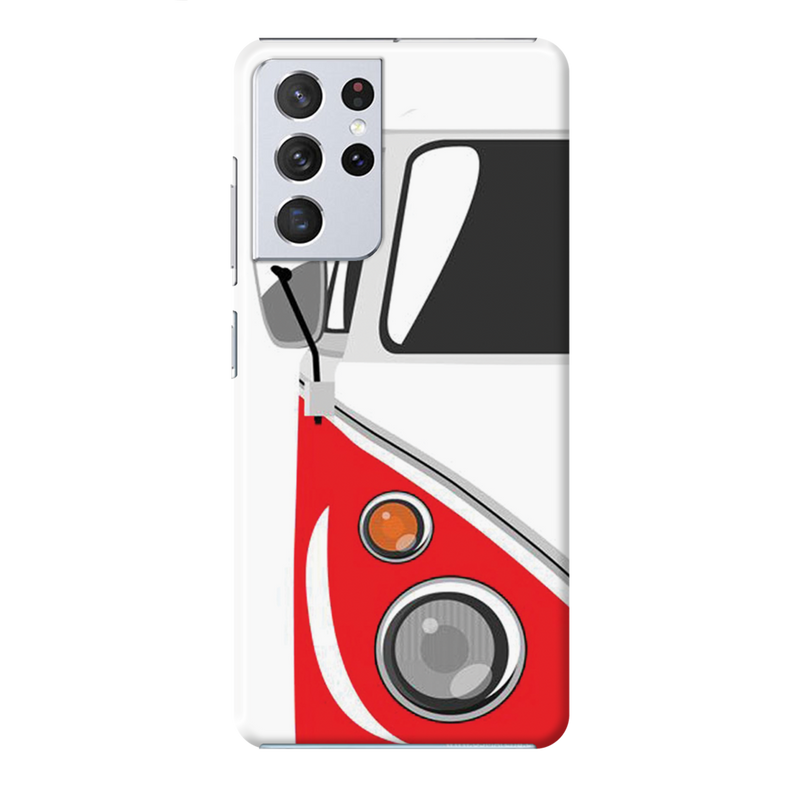 Red Volkswagon Printed Slim Cases and Cover for Galaxy S21 Ultra