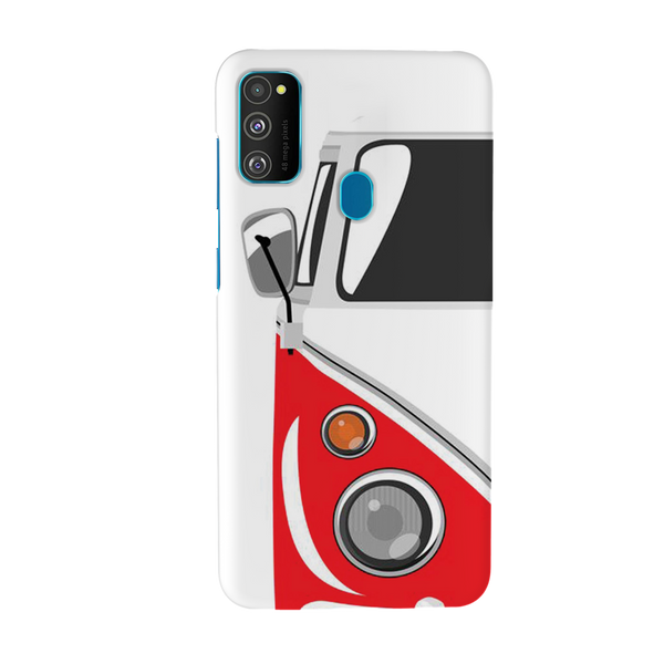 Red Volkswagon Printed Slim Cases and Cover for Galaxy M30S