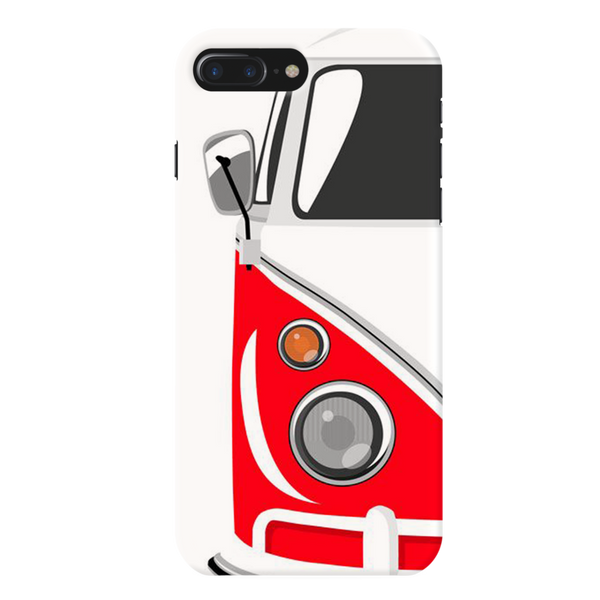 Red Volkswagon Printed Slim Cases and Cover for iPhone 8 Plus