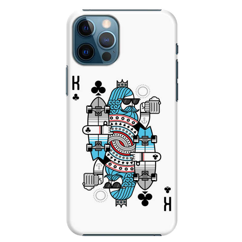 King 2 Card Printed Slim Cases and Cover for iPhone 12 Pro