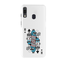 King 2 Card Printed Slim Cases and Cover for Galaxy A30