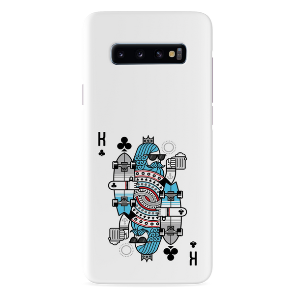 King 2 Card Printed Slim Cases and Cover for Galaxy S10 Plus