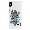 King 2 Card Printed Slim Cases and Cover for iPhone X