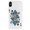 King 2 Card Printed Slim Cases and Cover for iPhone X