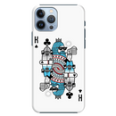 King 2 Card Printed Slim Cases and Cover for iPhone 13 Pro Max