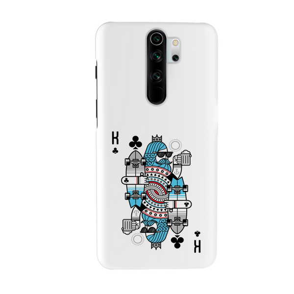 King 2 Card Printed Slim Cases and Cover for Redmi Note 8 Pro