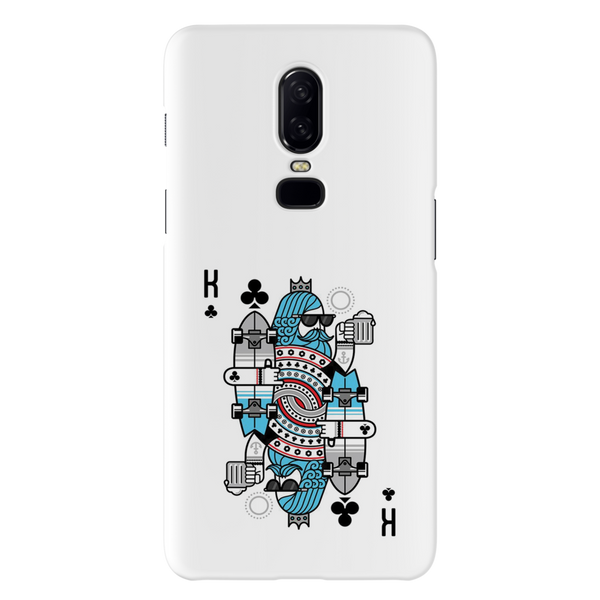 King 2 Card Printed Slim Cases and Cover for OnePlus 6