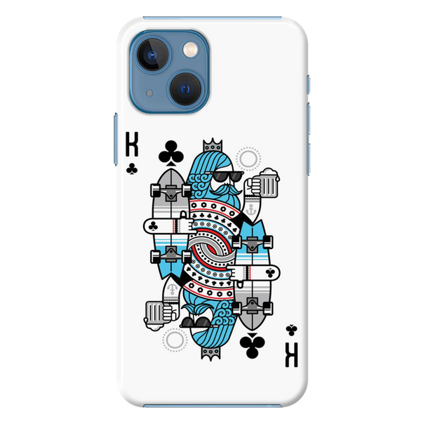 King 2 Card Printed Slim Cases and Cover for iPhone 13 Mini