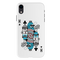 King 2 Card Printed Slim Cases and Cover for iPhone XR