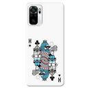 King 2 Card Printed Slim Cases and Cover for Redmi Note 10