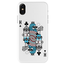King 2 Card Printed Slim Cases and Cover for iPhone XS