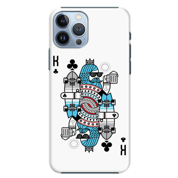 King 2 Card Printed Slim Cases and Cover for iPhone 13 Pro