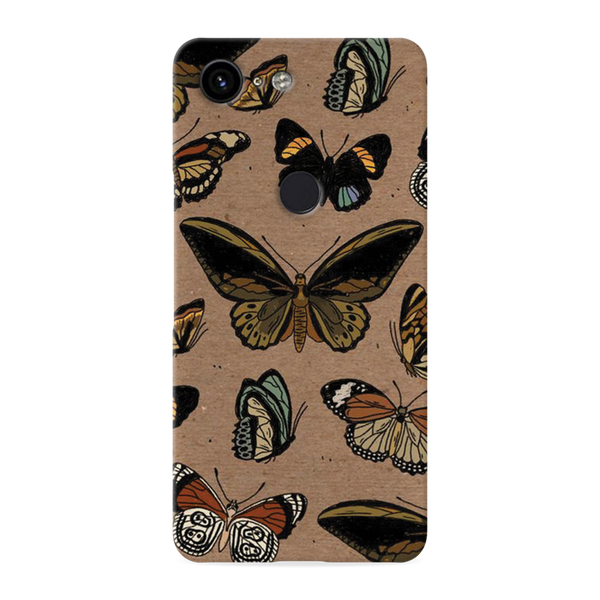 Butterfly Printed Slim Cases and Cover for Pixel 3