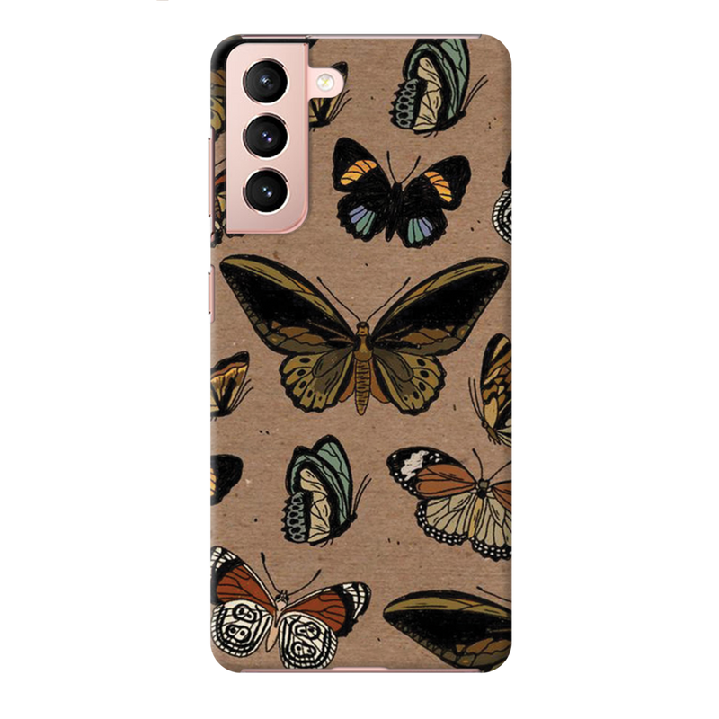 Butterfly Printed Slim Cases and Cover for Galaxy S21