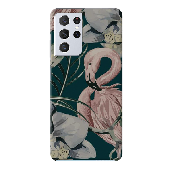 Flamingo Printed Slim Cases and Cover for Galaxy S21 Ultra