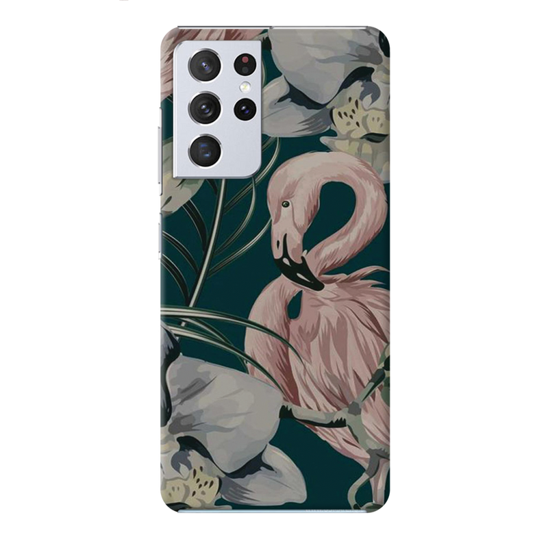 Flamingo Printed Slim Cases and Cover for Galaxy S21 Ultra