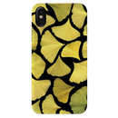 Yellow Leafs Printed Slim Cases and Cover for iPhone X