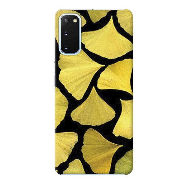 Yellow Leafs Printed Slim Cases and Cover for Galaxy S20 Plus