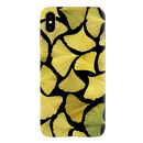 Yellow Leafs Printed Slim Cases and Cover for iPhone XS Max