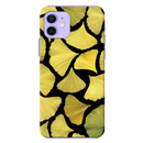 Yellow Leafs Printed Slim Cases and Cover for iPhone 12 Mini
