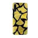 Yellow Leafs Printed Slim Cases and Cover for Galaxy A20S