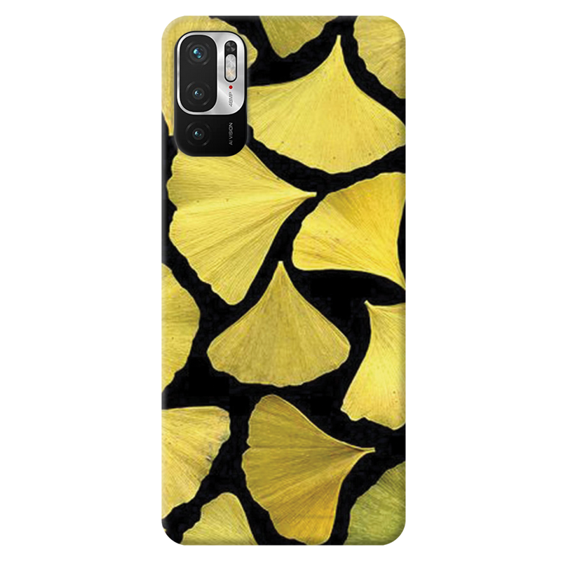 Yellow Leafs Printed Slim Cases and Cover for Redmi Note 10T