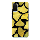 Yellow Leafs Printed Slim Cases and Cover for Galaxy S20