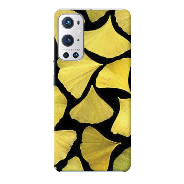Yellow Leafs Printed Slim Cases and Cover for OnePlus 9R