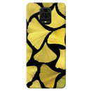 Yellow Leafs Printed Slim Cases and Cover for Redmi Note 9 Pro Max