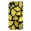 Yellow Leafs Printed Slim Cases and Cover for iPhone XR