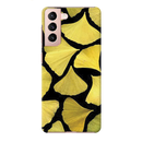 Yellow Leafs Printed Slim Cases and Cover for Galaxy S21 Plus