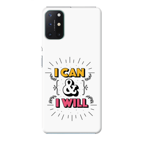 I can and I will Printed Slim Cases and Cover for OnePlus 8T