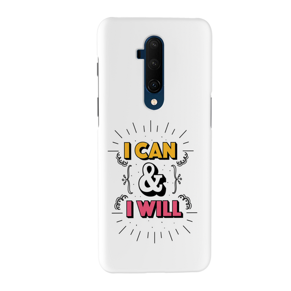 I can and I will Printed Slim Cases and Cover for OnePlus 7T Pro